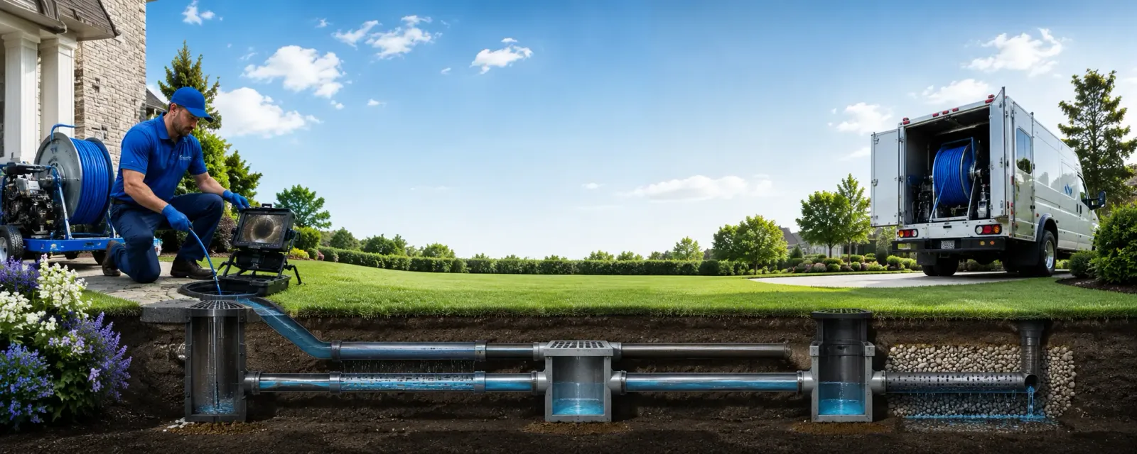 Outdoor drain cleaning information for Gambier, OH